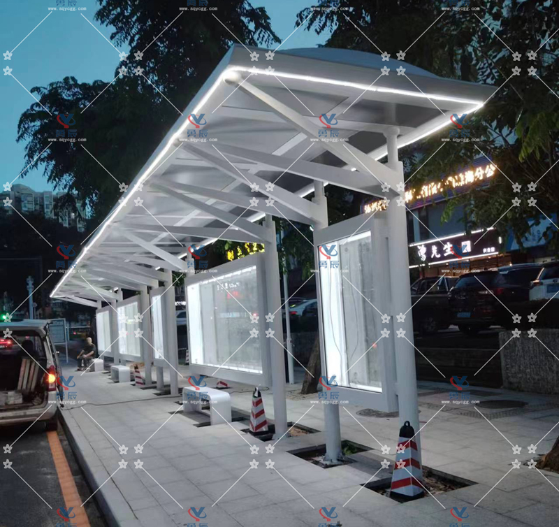 广东候车亭安装完工